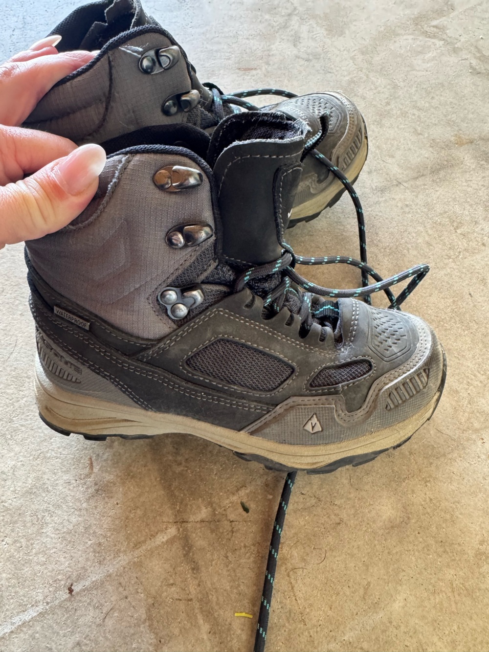 Gray kids Waterproof Hiking Boots - Unbranded